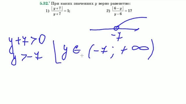Решение линейных неравенств с одной переменной. Числовые промежутки. Алгебра 9кл. Мерзляк #5.32 смотреть онлайн