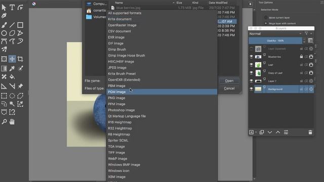 Krita 13 Saving your artwork смотреть онлайн