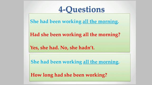104 the past perfect continuous tense formation usage key words questions passiveالماضي التام المست смотреть онлайн