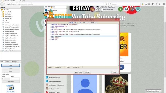 Como Ultilizar e criar Macros no iMacros!! Fácil e rapido. смотреть онлайн