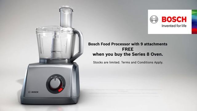 Bosch Series 8 oven + Food Processor - for convenient cooking and maximum results in the kitchen. смотреть онлайн