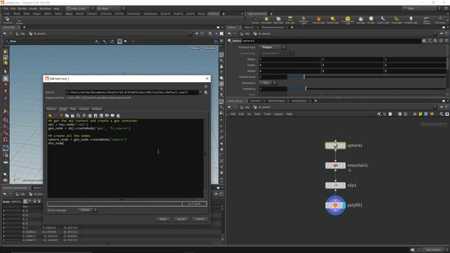 Houdini Python Projects - Creating Shelf Tools смотреть онлайн