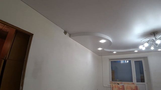 Двухуровневый натяжной потолок 18 кв.м. в г. Белев от компании Alliance смотреть онлайн