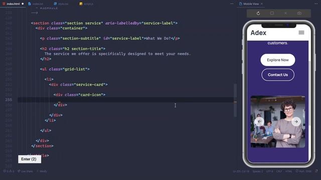 Responsive Business Agency Website Using Html CSS JavaScript смотреть онлайн