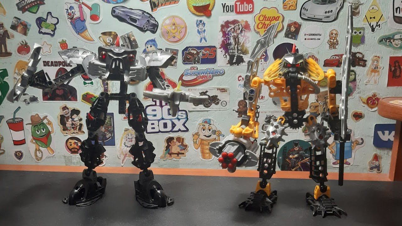 Мантакс и Хьюки / Bionicle 2007 / Обзор раритетов! смотреть онлайн