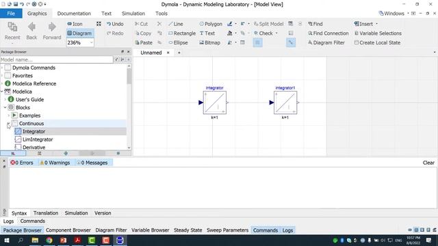 1.1 - 1d моделирование / Dymola 2022x / Modelica 4.0.0 - Lesson 01 Modeling Base Equation смотреть онлайн