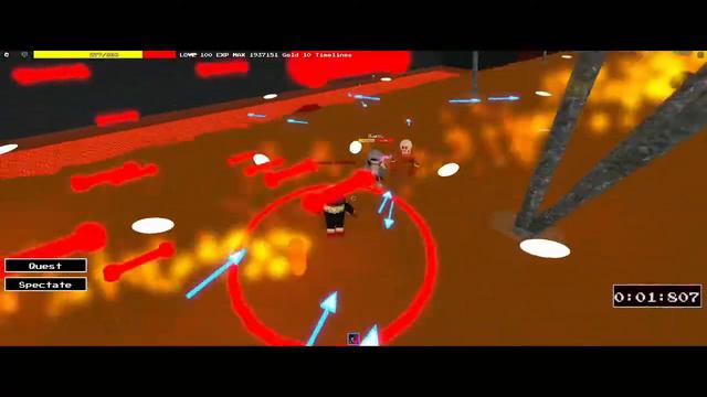 Undertale Universal Massacre: Dust Sans Fight (was done pre-Kindness nerf) смотреть онлайн