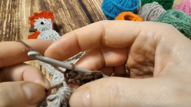 ПЕТУШОК крючком МК  / COCK Crocheted