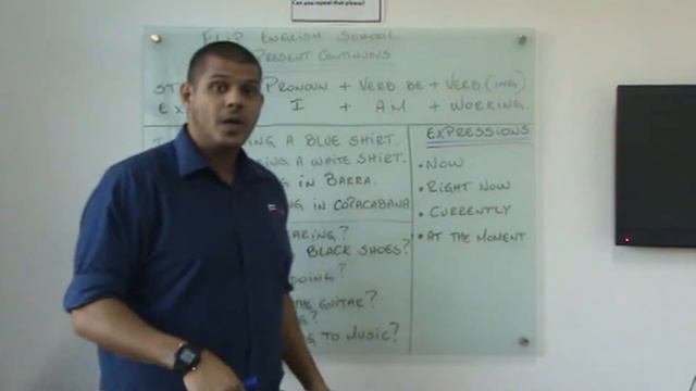 Beginner B - Lesson 7 - Present Continuous смотреть онлайн