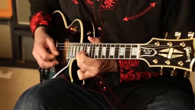 Gibson Custom Shop 20th Anniversary 1957 Les Paul Custom Black Beauty • SN: 73509 смотреть онлайн