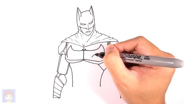 How to Draw Batman - Step by Step - Batman Drawing смотреть онлайн