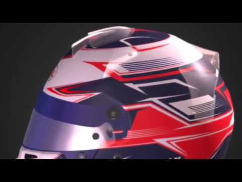 #90 Larry Lam Ar 2018 Bell racing helmet HP7 replica 3D смотреть онлайн