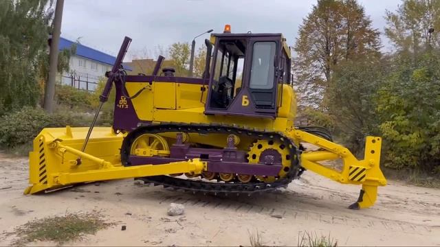 Бульдозер ЧТЗ Б10М после капитального ремонта ждет покупателя / ТехЗап смотреть онлайн
