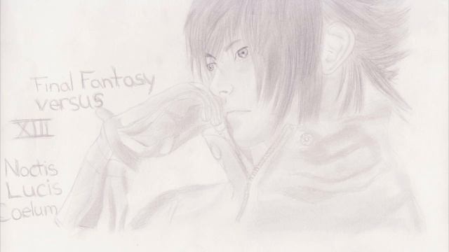 final fantasy versus xiii noctis lucis caelum drawing смотреть онлайн