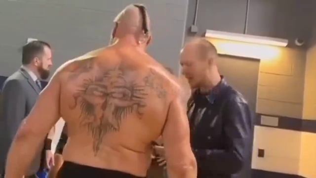 Brock Lesnar Backstage Wrestlemania 38 ! Brock In Real Life