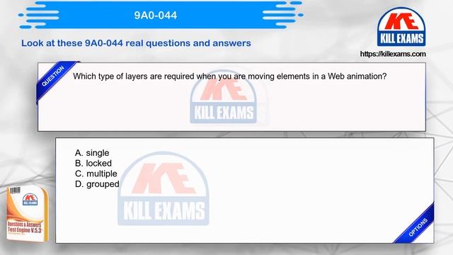 9A0-044 - Adobe Photoshop CS 2 ACE Questions and Answers by Killexams.com смотреть онлайн