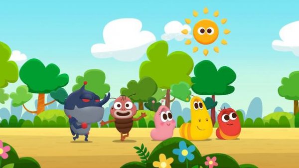 THE GREETINGS SONG | LARVA KIDS | BEST NURSERY RHYME | FAMILY SONG | 2018 FIRST SONG