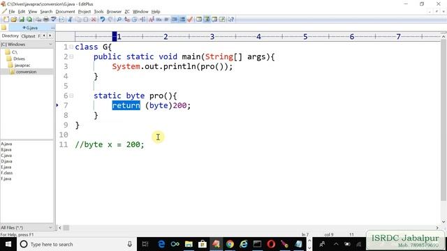 Conversion and Casting in JAVA ~ Chapter - 10 смотреть онлайн