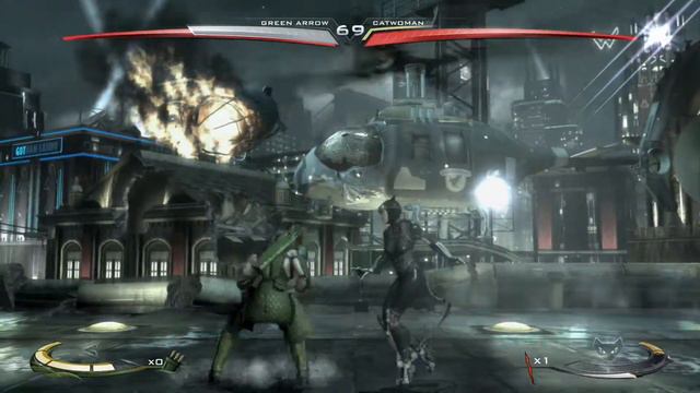Injustice Gods Among Us - Green Arrow Vs Catwoman (Hard) Walkthrough | RozZ99 смотреть онлайн
