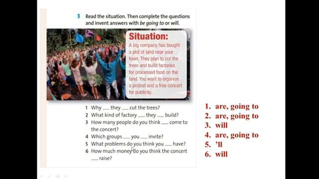 English Plus 8 grade. p. 97. Workbook p. 67. be going to/will қазақша ережесі. смотреть онлайн