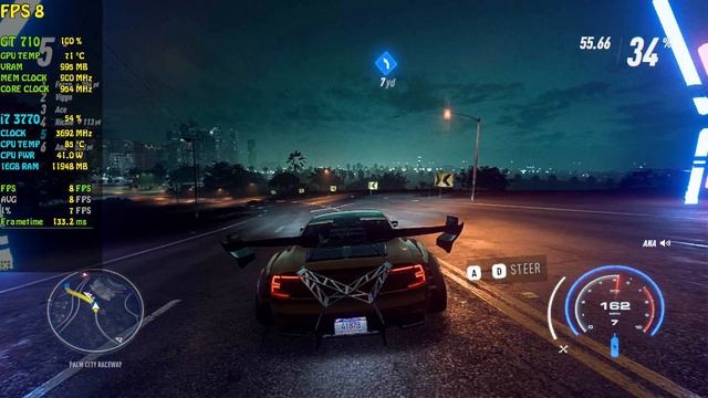 Need For Speed Heat : 720p Low Graphics | GT 710 1GB Gaming смотреть онлайн