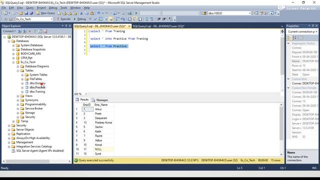 # 10 How to Use Select Into and Insert Into Select in SQL Query смотреть онлайн