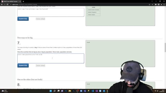 SQLZOO ile Dünyayı sorguluyoruz смотреть онлайн