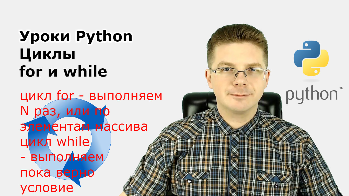 Уроки Python / Циклы for и while / Синтаксис / Оператор else, break смотреть онлайн