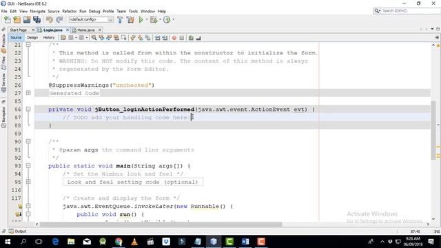 java swing netbeans tutorial 03 Simple Login Form смотреть онлайн