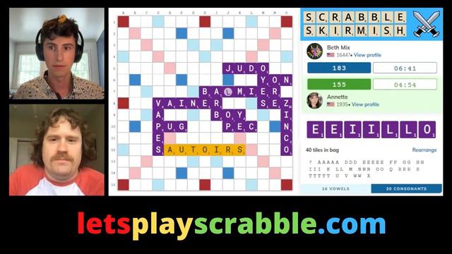 Scrabble Snack: Beth Mix vs Annette Obrestad смотреть онлайн