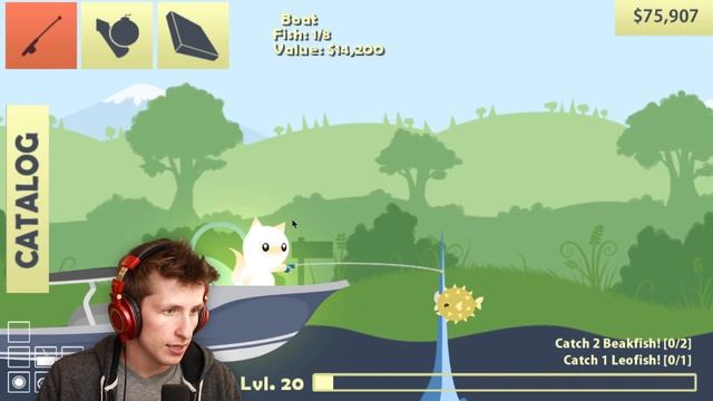 The SWORD Fish Made Me RICH! (Cat Goes Fishing) смотреть онлайн