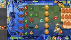 Взрывника и ночное нападение зомби. РАСТЕНИЯ против ЗОМБИ 2 или PLANTS vs ZOMBIES 2. Серия 144