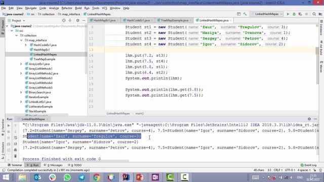 Java - получи чёрный пояс! 18. LinkedHashMap смотреть онлайн
