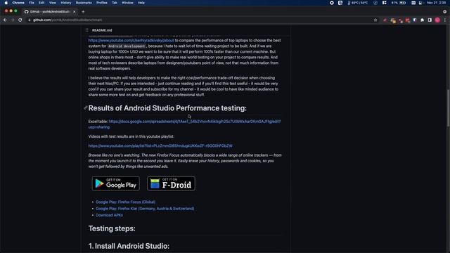 M1 Macbook Air for Android Studio Developers смотреть онлайн
