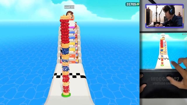 Pancake Run - Gameplay Walkthrough Part 1 - Games Level 116-122 (iPad Gameplay HD) смотреть онлайн