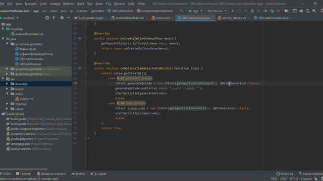 How to make QR Code Scanner and Generator in Android Studio in Hindi | Coding Tutorials | #4 смотреть онлайн