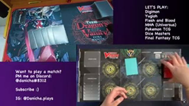 Cardfight Vanguard Overdress Gameplay - Tohya Ebata Starter Deck | Danicha смотреть онлайн