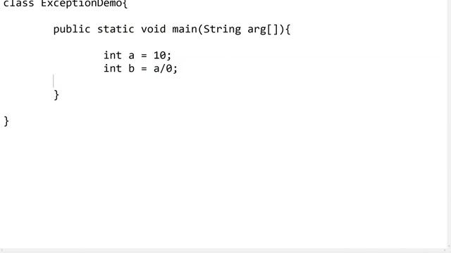 Exception Handling Intro смотреть онлайн