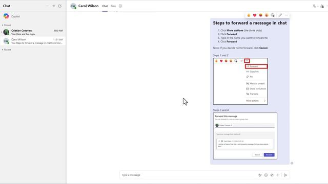 How to Forward a Chat Message in Microsoft Teams | New 2024 Update! смотреть онлайн