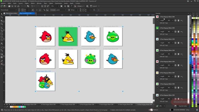 CorelDRAW 2021 - Exportar Vários Arquivos em Lote смотреть онлайн