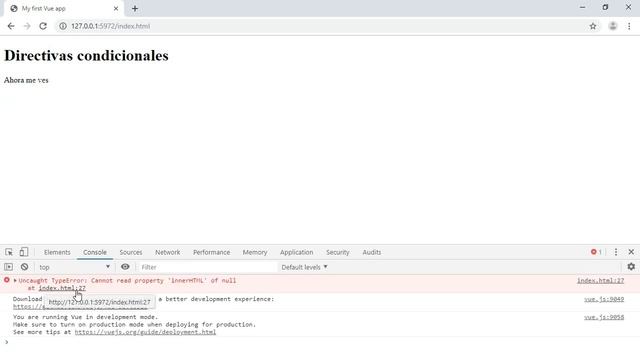 3 - Vue.JS desde cero - Directivas condicionales v-if-else смотреть онлайн