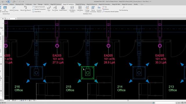 MagiCAD for Revit - Sound calculations by rooms смотреть онлайн