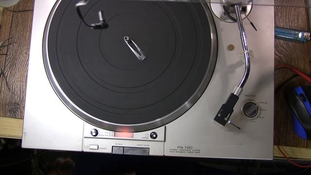 Sony PS-T20 - большие обороты диска смотреть онлайн