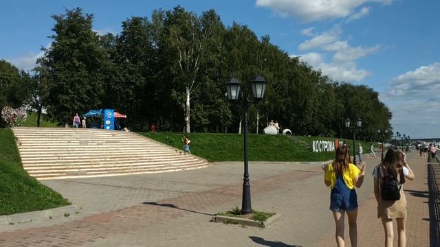 Кострома.Центральная волжская набережная смотреть онлайн