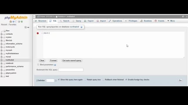 SQL CREATE DATABASE STATEMENT смотреть онлайн