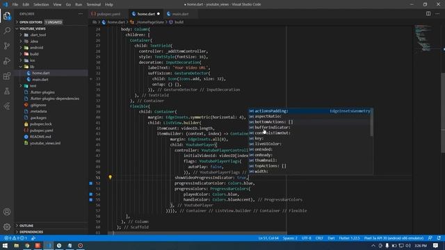 Flutter YouTube Player - Complete Tutorial From Scratch + Source Code смотреть онлайн
