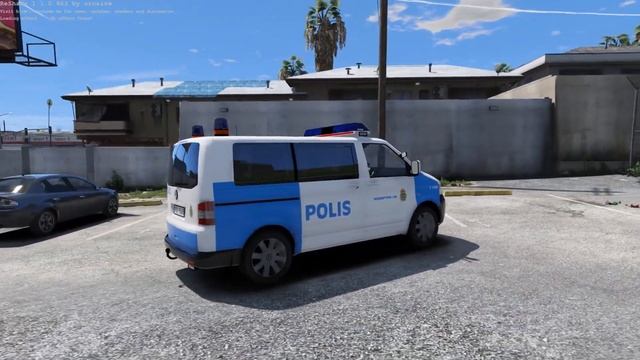 GTA 5 | 2004 Volkswagen T5 Swedish Police "Paintjob" WIP смотреть онлайн