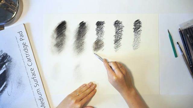 Способы растушевки угля и пастели (наглядная демонстрация) смотреть онлайн