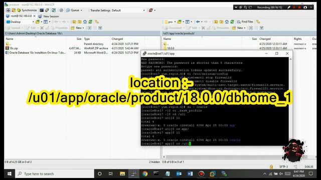 Oracle Database 18c Installation On Linux 7 смотреть онлайн