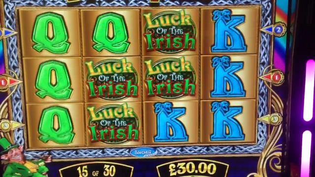 Barcrest Rainbow Riches Luck of the Irish free spins (Fruit machine) смотреть онлайн